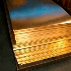 Лист бронзовый БрАЖМц10-3-1,5 10х185х480 мм. матовый
