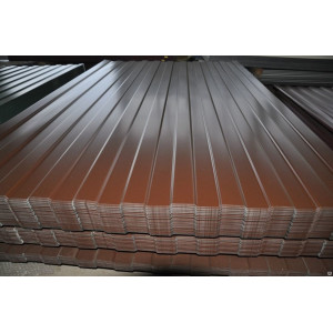 Профнастил С8 Grand Line Optima Pe 0,3 мм RAL 3005 винно-красный